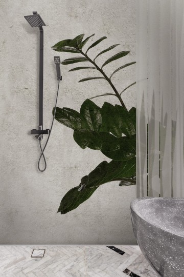 Wall&Deco WET_RF2202 Real Fake Wet System - mural w liście