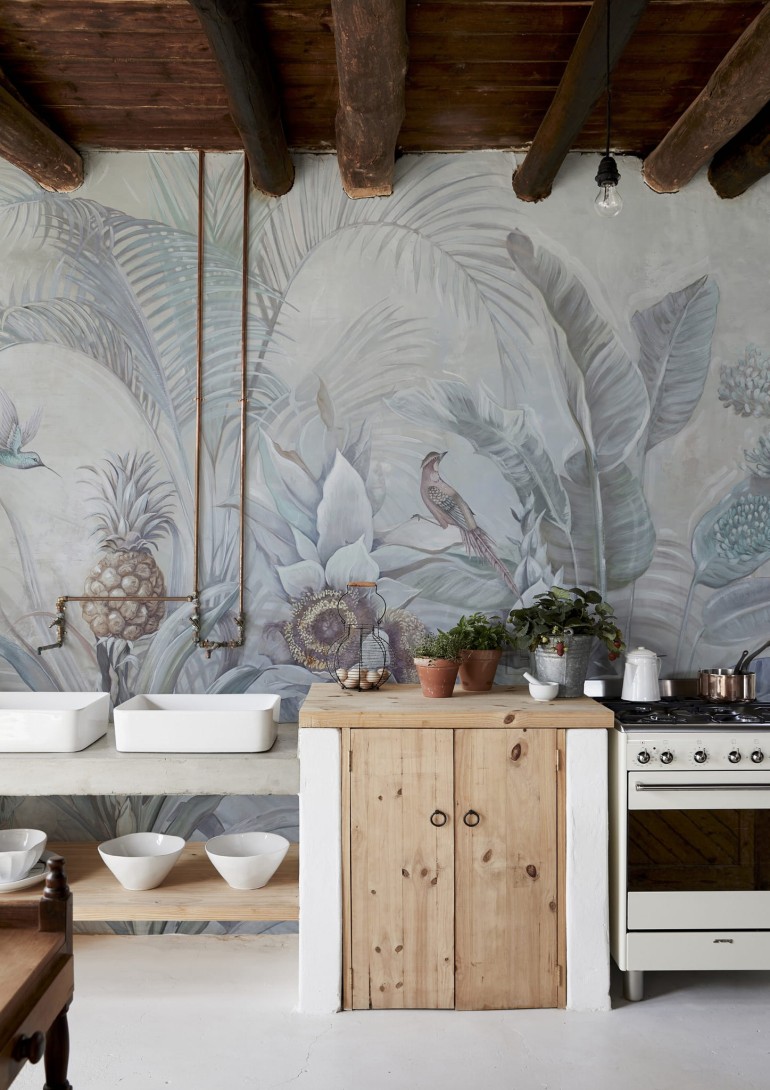 Wall&Deco WET_CL2202 Clorofilla Wet System - mural roślinny