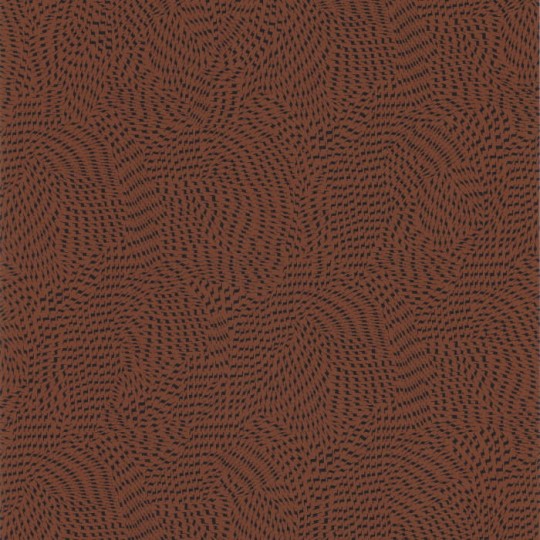 Casamance 75722956 Square Jasmin Passy Terracotta - tapeta geometryczna trójwymiarowa