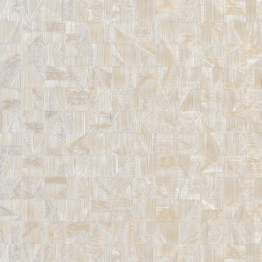 Casamance 74400140 Textures Metalliques Tiznit Gris - tapeta mozaika metaliczna