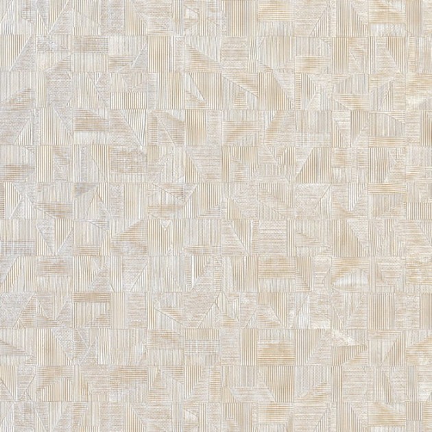 Casamance 74400140 Textures Metalliques Tiznit Gris - tapeta mozaika metaliczna