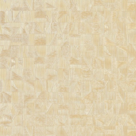 Casamance 74400956 Textures Metalliques Tiznit Blanc - tapeta mozaika metaliczna