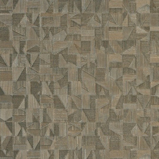 Casamance 74401058 Textures Metalliques Tiznit Kaki - tapeta mozaika metaliczna