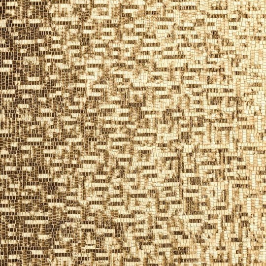 Casamance 75750304 Textures Metalliques Pyrite Or - złota tapeta o wzorze drobnej mozaiki