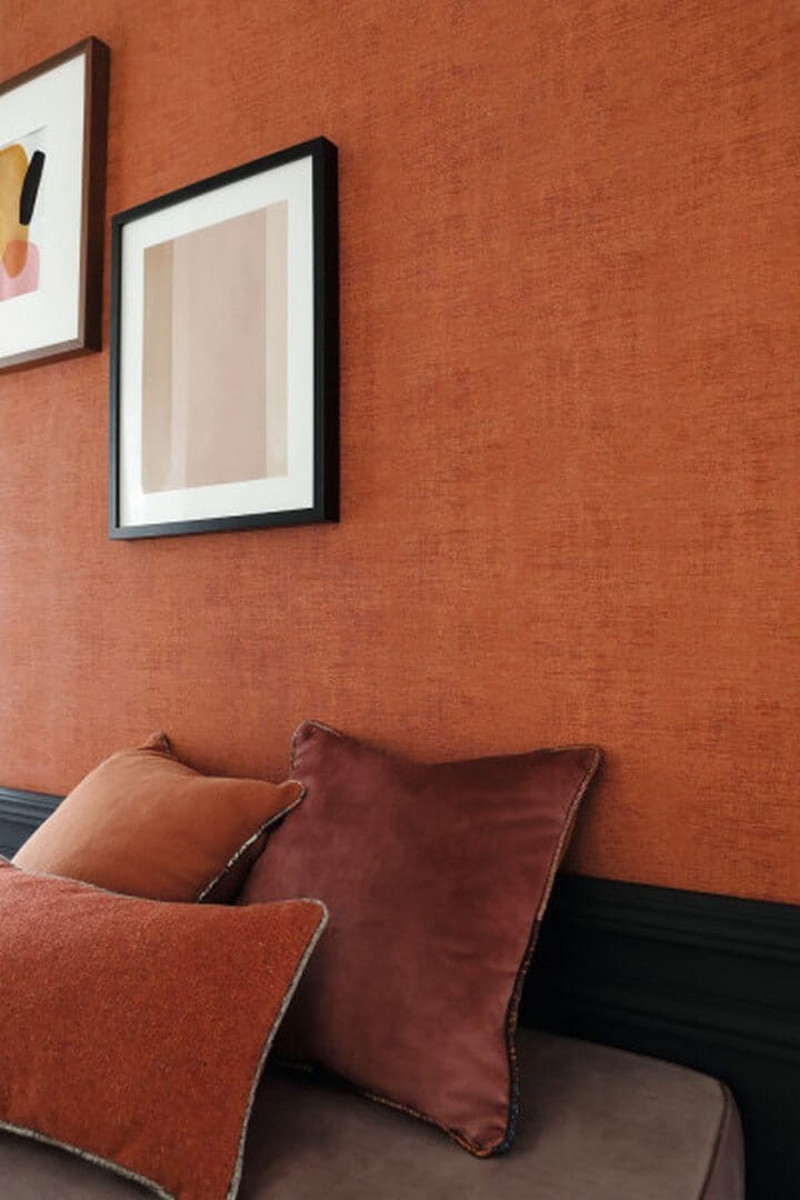 Casamance 74394860 Le Velours 2 Johara Grege - beżowa tapeta imitująca tkaninę