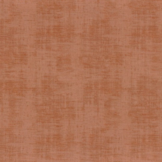 Casamance 74396798 Le Velours 2 Johara Terre De Sienne - rdzawa tapeta imitująca tkaninę