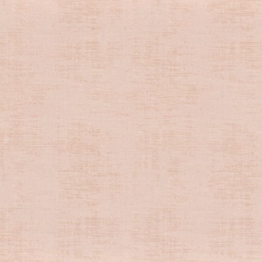 Casamance 74396594 Le Velours 2 Johara Lait De Rose - różowa tapeta imitująca tkaninę