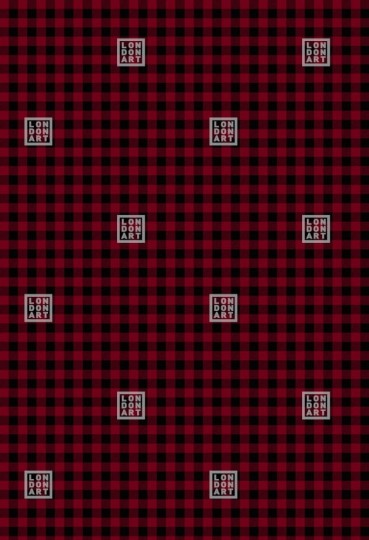 London Art DSQ2W02 1 Dsquared2 D2 Jack - mural z motywem kratki