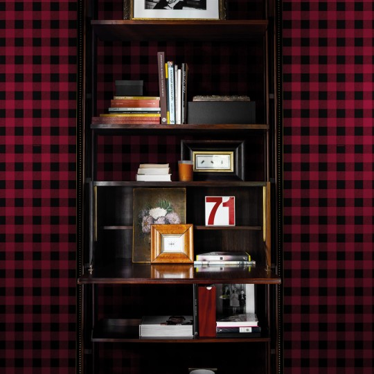 London Art DSQ2W02 1 Dsquared2 D2 Jack - mural z motywem kratki