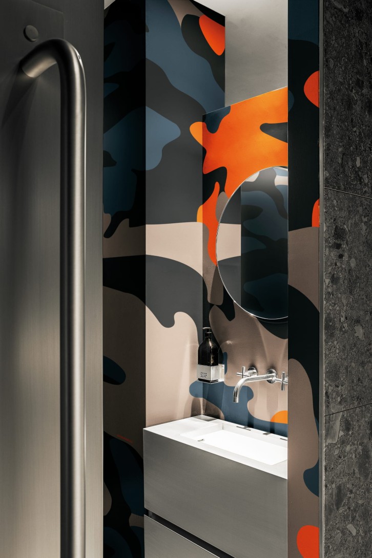 London Art DSQ2W09-01 Dsquared2 Camouflage - mural z motywem kamuflażu