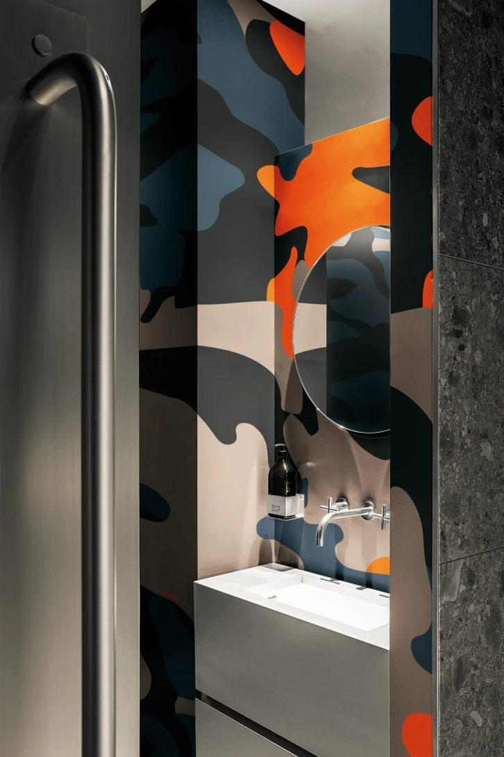 London Art DSQ2W09-02 Dsquared2 Camouflage - mural z motywem kamuflażu