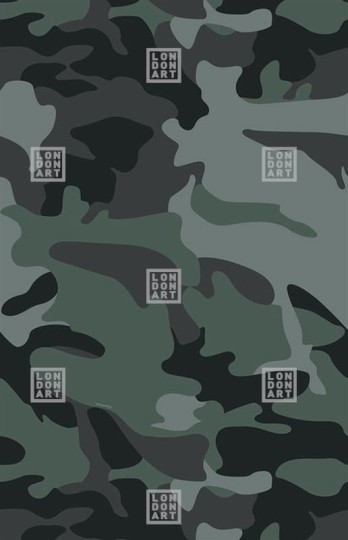 London Art DSQ2W09-03 Dsquared2 Camouflage - mural z motywem kamuflażu
