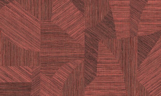Arte 24000 Essentials Tangram Caprice Coral - tapeta z geometryczną mozaiką