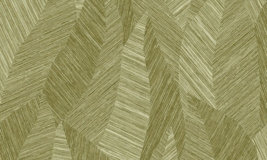 Arte 24020 Essentials Tangram Bounty Olive - tapeta w tkane liście