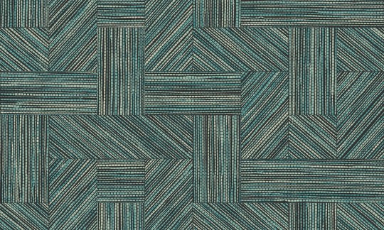 Arte 24041 Essentials Tangram Intarsio Ocean - tapeta o wzorze plecionki