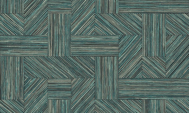 Arte 24041 Essentials Tangram Intarsio Ocean - tapeta o wzorze plecionki