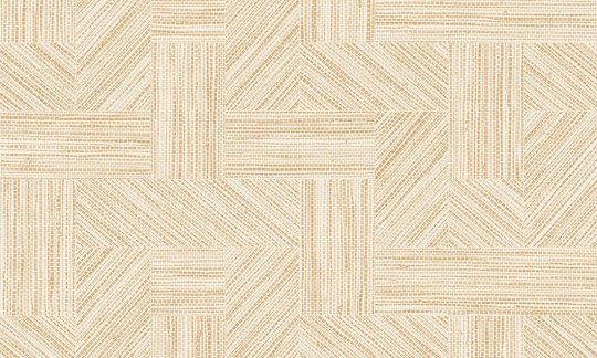 Arte 24045 Essentials Tangram Intarsio Mustard - tapeta o wzorze plecionki
