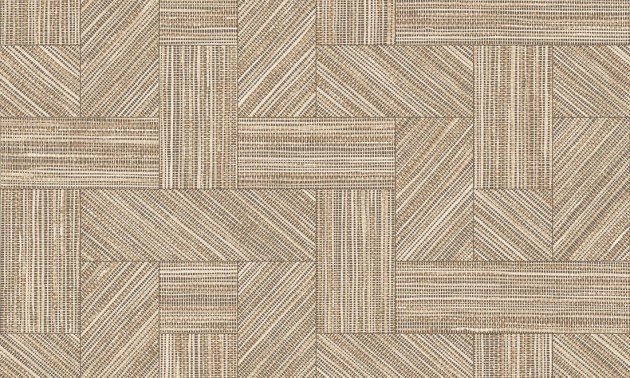 Arte 24046 Essentials Tangram Intarsio Straw - tapeta o wzorze plecionki