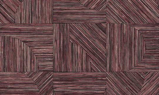 Arte 24080 Essentials Tangram Splice Rhubarb - tapeta o wzorze asymetrycznej plecionki