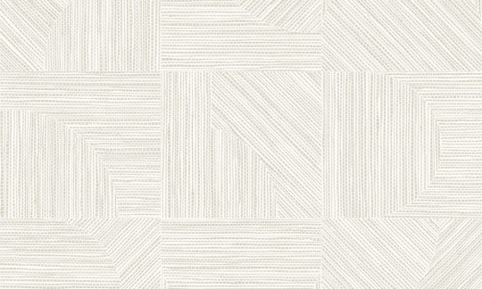 Arte 24083 Essentials Tangram Splice Washed White - tapeta o wzorze asymetrycznej plecionki