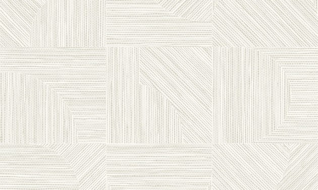 Arte 24083 Essentials Tangram Splice Washed White - tapeta o wzorze asymetrycznej plecionki