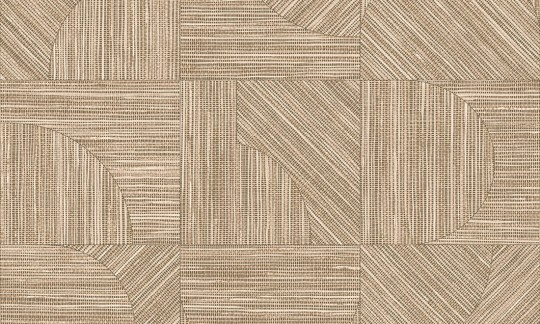 Arte 24088 Essentials Tangram Splice Toffee - tapeta o wzorze asymetrycznej plecionki
