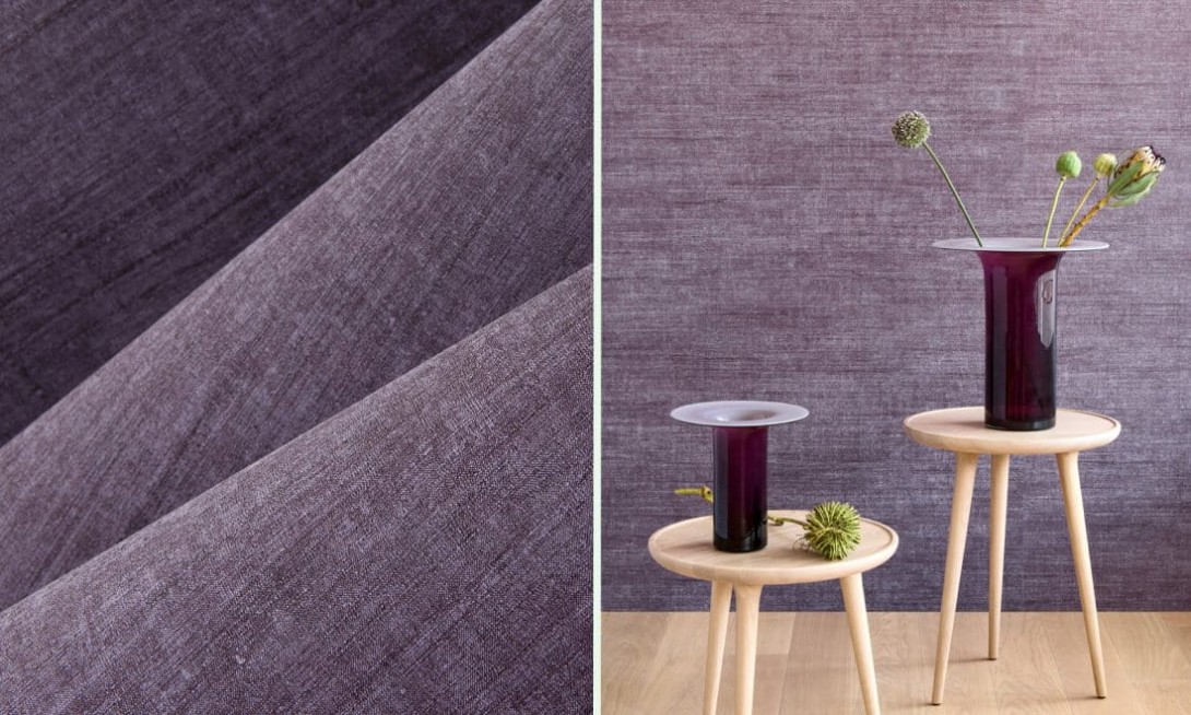Arte 24510 Textura Canvas Aged Cedar - brązowa tapeta imitująca len