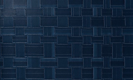Arte 31571 Textura Weave Deep Sea - tapeta imitująca plecioną skórę