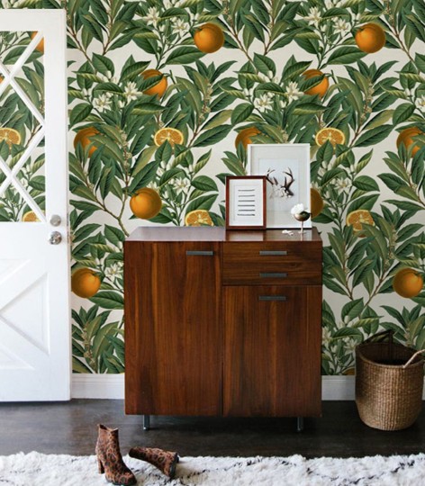 Wallcolors Tropical Intense Orange Tree - mural z motywem drzewa pomarańczy