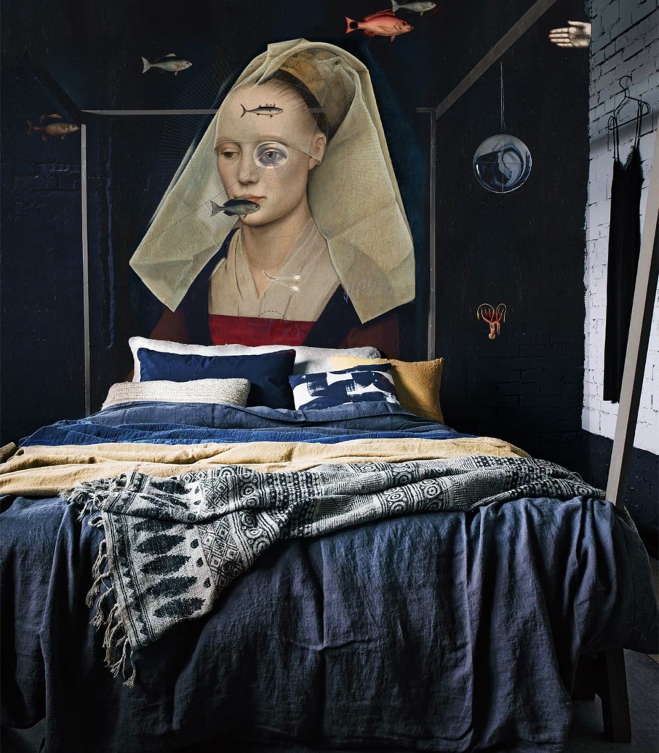 Wallcolors TAP-8712 Art Matters Nordic Lady - mural w surrealistyczny portret