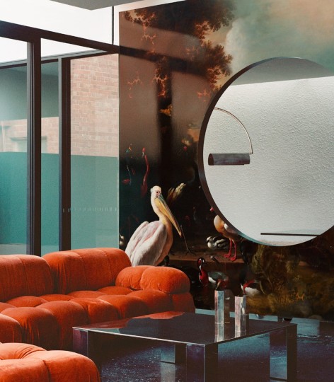 Wallcolors TAP-8708 Art Matters Art Birds - mural w ptaki i roślinny pejzaż