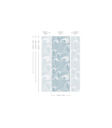 Wallcolors Essential Waves - mural z motywem fal morskich