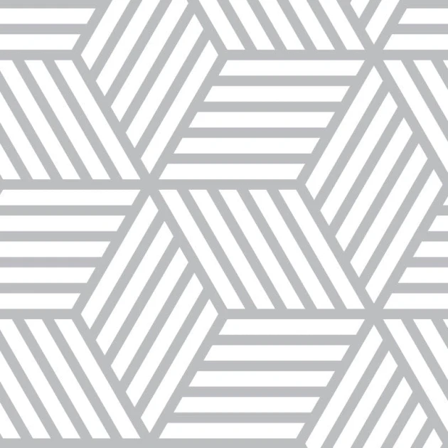 Wall Art Originals Skein Big grey - mural z motywem sześcianów