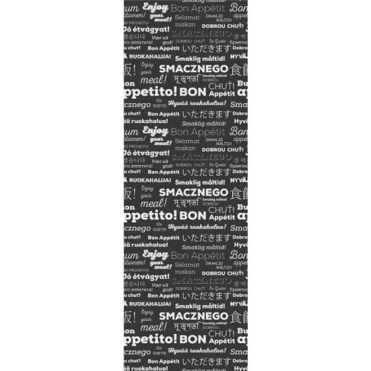 Wall Art Originals Smacznego - mural z motywem smacznego w różnych językach