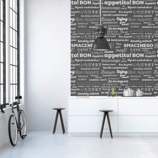 Wall Art Originals Smacznego - mural z motywem smacznego w różnych językach