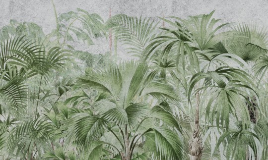 Wall Art Originals Sagitta - mural z motywem tropikalnych liści palmy