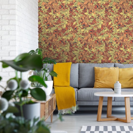 Wall Art Originals Edera Rust- mural liście