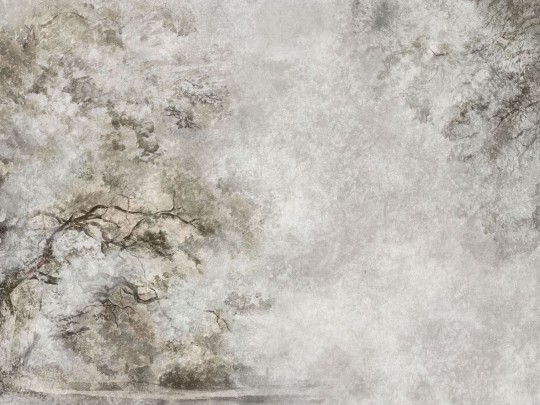 Wall Art Originals Sanctuary Beige - mural z motywem gałęzi