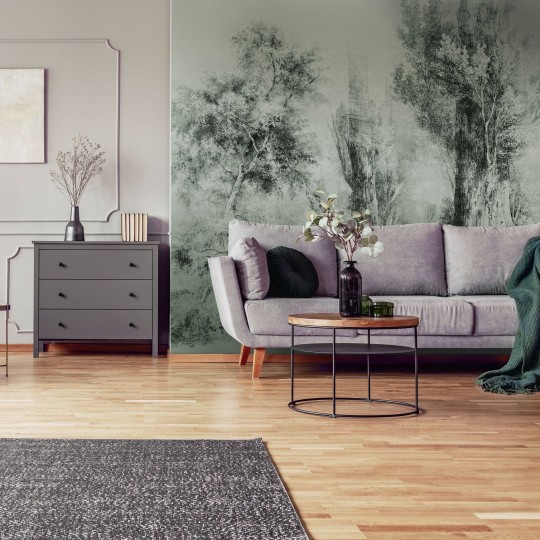 Wall Art Originals Calm Green - mural drzewa