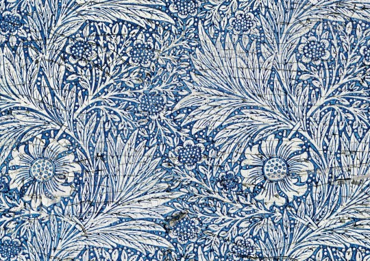 Wall Art Originals Marigold Distressed - mural z motywem kwiatów i ornamentów