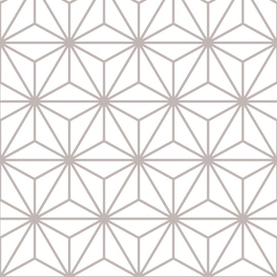 Wall Art Originals Delicate Morning kawowy - mural geometryczny