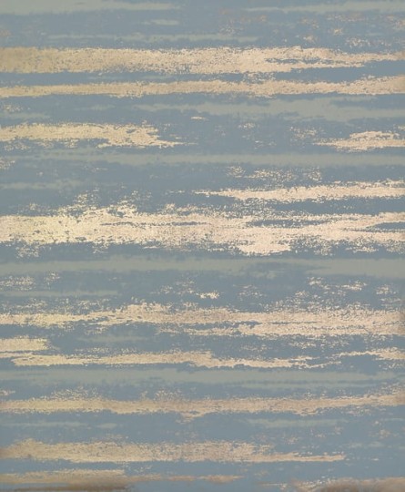York NW3543 Antonina Vella Modern Metals Atmosphere Teal/Gold - tapeta w metaliczne paski