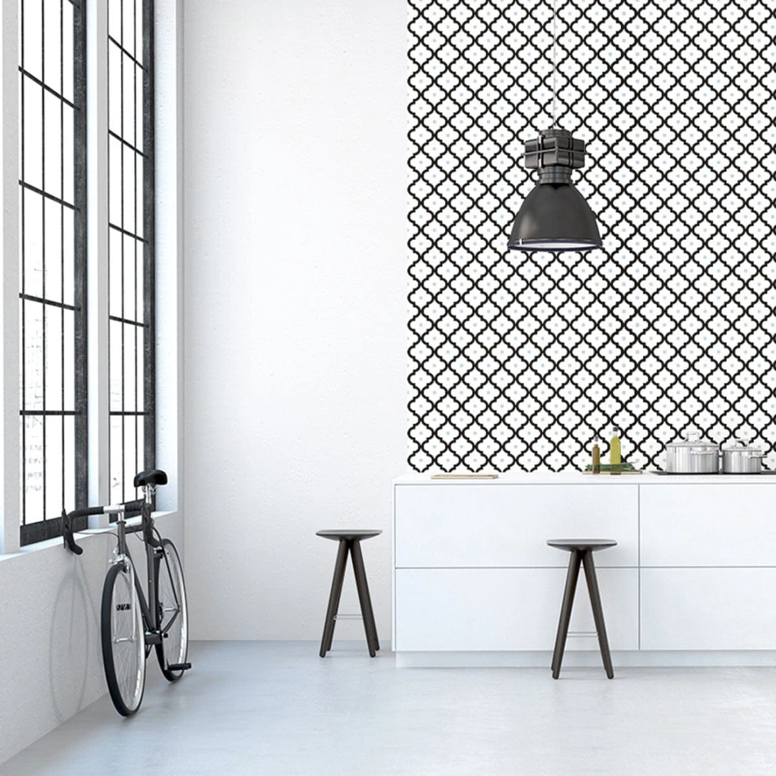 Wall Art Originals Marocco Black - mural geometryczny