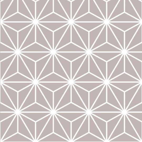 Wall Art Originals Delicate Evening kawowy - mural geometryczny