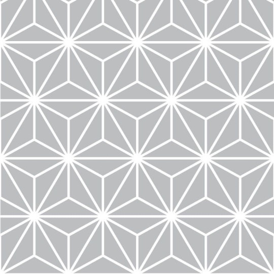 Wall Art Originals Delicate Evening szary - mural geometryczny