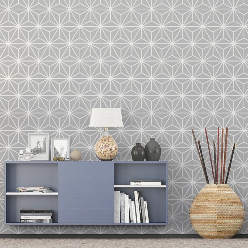 Wall Art Originals Delicate Evening szary - mural geometryczny