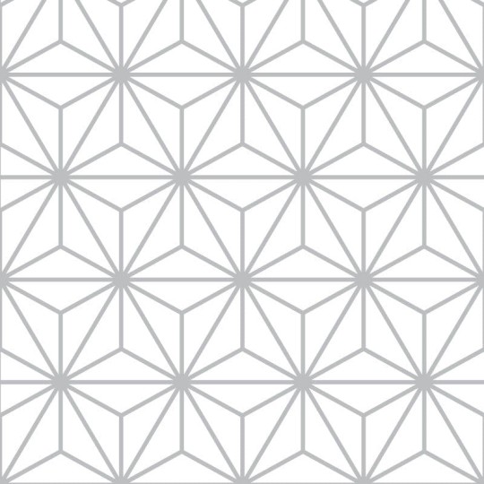 Wall Art Originals Delicate Morning szary - mural geometryczny