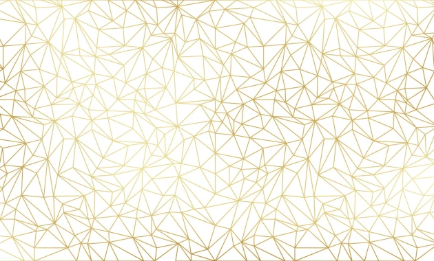 Wall Art Originals Cosy web gold - mural geometryczny
