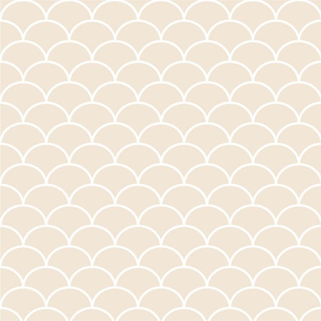 Wall Art Originals Fishscale pergamin - mural geometryczny