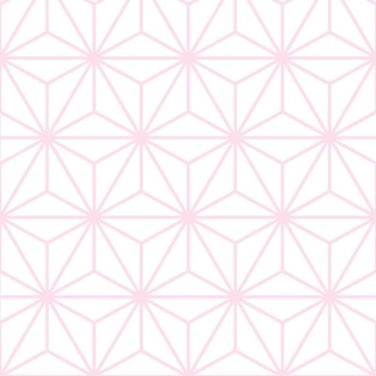 Wall Art Originals Delicate Morning bladoróżowy - mural geometryczny